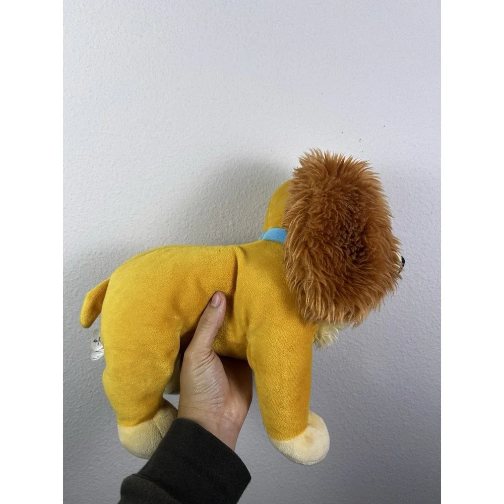 Disney Store Lady and the Tramp Lady Plush Stuffed Animal Dog with Blue Collar